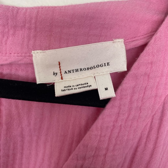 Anthropologie Pink Celia Romper-Sz M - Picture 7 of 8